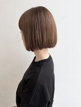 ジュエ ヘアー デザイン(Jue hair design) 「シアーショコラ・ミニボブ／３０代/知立市／刈谷市