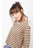 上品リラクシーなメッシーバンアレンジ【EARTH長崎時津店】