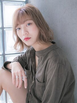 リリアン 青山(relian) ビスケットベージュの柔らか軽ボブ☆relian青山☆