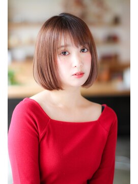 テラス 銀座(terrace) ノンブローな大人ボブ
