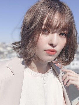 ジーナ 福岡天神(Zina) 透け感たっぷりな春先おすすめボブ♪