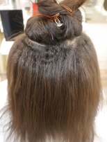 レスキューヘア 首里坂下店&nbsp;【縮毛矯正専門店】施術前：ハチ上（A様）