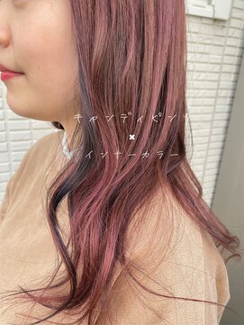 ヘアーチェリーコーク ランプ(HAIR CHERRY COKE Lamp) 【新開】キャンディピンク×イヤリングカラー