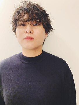 モロコ 神保町 九段下店(moloco) ニュアンスマッシュパーマミントグレージュ【神保町/九段下】