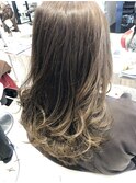 【ブリーチなし】透け感ベージュ☆