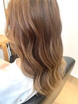 リシェールグリーン 越谷花田店(RICHAIR GREEN)&nbsp;ブリーチなしのワンメイクカラー♪明るめベージ♪