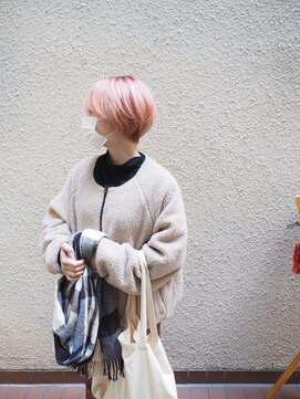 コニ(Coni) ♪Coni♪ショートボブ/ハイトーンペールピンク