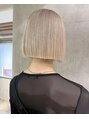 プネル(punel)&nbsp;blond / bob cutのお客様もたくさん担当させて頂いてます