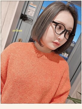 ソルナ(soluna) ☆カジュアルアッシュボブ☆