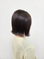 アッシュ 十日市場店(Ash)&nbsp;ツヤ必須！外はねボブのミントグレーカラー！