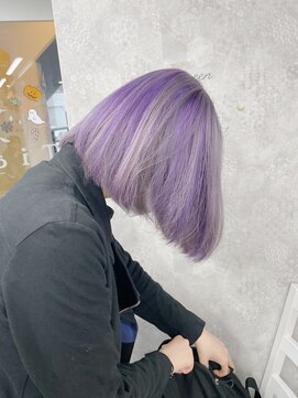 ジオ 国分寺(the O's) 斜めバング/シルキーベージュ/ブラントカット[国分寺駅]