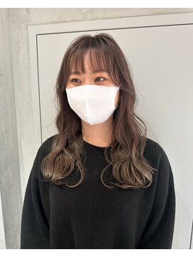 ヨーク(YOKE) YOKE 20代30代大人顔まわりレイヤーミルクティーベージュ前髪