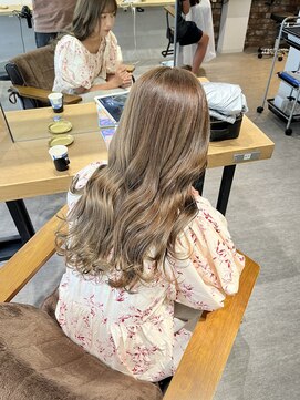 エイトタマプラ たまプラーザ店(EIGHT tamapla) 【EIGHT渡辺】髪質改善×ミルクティーベージュ【たまプラ】