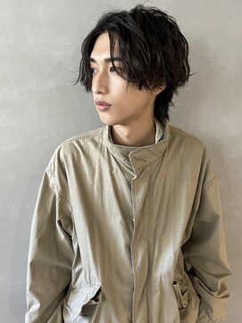 パーク(PARK) 【PARK】メンズ　アンニュイウルフ×センターパート