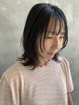 デューヘアー(due hair) 韓国風ミディアムレイヤースタイル/顔周りガッツリレイヤー