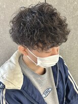 ニアウ 太田店(Niau)&nbsp;メンズパーマ波巻きスパイラルパーマプードルパーマスパイラル