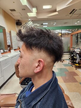 アポロカットステージ 相模大野店 アップバング/ツーブロックマッシュ<理容室>[メンズ/相模大野]