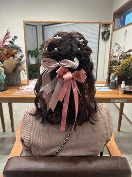 ツキ(TSUKI) ハーフアップ