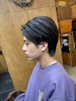 ヘアメイク コモレビ(hairmake komorebi) 【山本智文】ナチュラルセンターパートウルフ