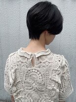 ラウンジ モリオ イケブクロ(Lounge MORIO Ikebukuro)&nbsp;【morio池袋】黒髪ハンサムショートスタイル＊