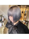 シルバーミニボブ