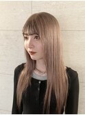 長崎 ケアブリーチ ミルクティーベージュ ローライト
