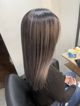 ラフ 難波店(LAFF) #前髪#アンブレラカラー#こなれミディ#イメチェン