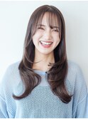 大人韓国風ニュアンスロングヘアー/美髪グレーベージュ