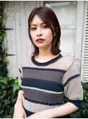 外ハネミディ