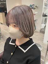 コワファーストナガサキシャンプーボーイ(COIFF1RST NAGASAKI SHAMPOO BOY)&nbsp;まるみボブ ショートボブ ワイドバングショートボブ 長崎浜の町