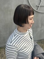 アン アイズ(ann EYES)&nbsp;ショートボブ前髪ありイメチェン20代30代40代50代姫カット