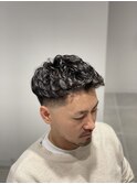 ショートハーパー メンズカット スペインカール メンズパーマ 