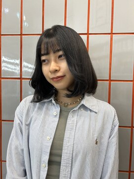 ペレ 栄店(PELE) ホワイトグレージュ/デジタルパーマ/チェリーブラウン/栄