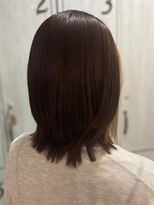 ヒラソル(girasol)&nbsp;ナチュラルくびれボブレイヤー外はね髪質改善トリートメント艶髪