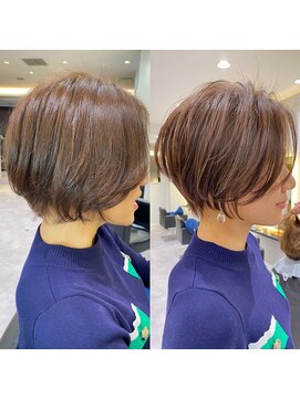 バンプ ギンザ(BUMP GINZA) 30代40代50代絶壁解消白髪ぼかし髪型ハイライト前髪山口