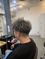 メンズサロン ウェーブ(men's salon WAVE)&nbsp;【ハイライト】ツイストスパイラル/テーパーフェード