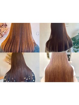 理想の質感を叶えつつデザインを長く楽しめるよう、こだわりのトリートメントでしっかりケア