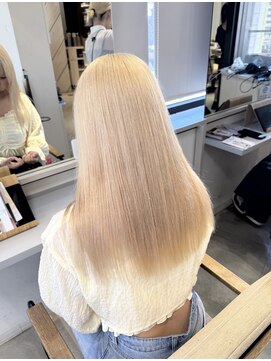 【fuka】ホワイトベージュ/リタッチカラー/ハイトーン