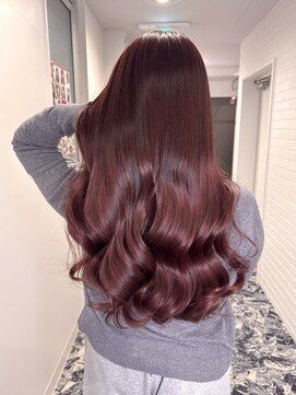 ラニシス ヘアー(Lanisis Hair) 艶髪ピンクレッド