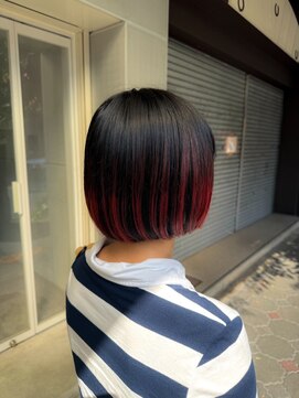 イロウ 山口どうもん店(IROW) 似合わせカット/ボブ/グレージュ/ブリーチなし