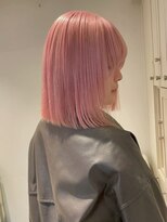 ベレーザ 渋谷(BELEZA) 17528全頭ブリーチレイヤーショートチェリーレッドバーガンディ