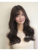 韓国風パーマ/コテ巻き風パーマ/韓国ヘア/レイヤーカット/パーマ