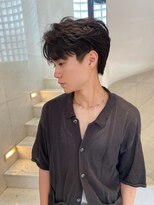 サイン メンズ 渋谷(SIGN men's)&nbsp;フェザーパーマ/ニュアンスパーマ/センターパート/カルマヘア