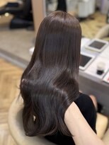 ロンド フィーユ(Lond fille)&nbsp;ブリーチなし/髪質改善/大人ガーリー/グレーブラウン/前髪/銀座