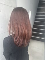 ジョワイユヘアーデザイン(Joyeux) joyeux白髪染めピンクブラウン/レイヤーカット【盛本彩乃】