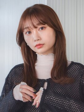 ガーデンヨコハマエスト(GARDEN YOKOHAMA est) 大人ガーリー 似合わせカット ブラウン 前髪