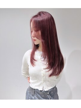 ラキング ギンザ トウキョウ(LAKING GINZA) ピンクベージュ/アンブレラカラー/クールショート/前髪/銀座