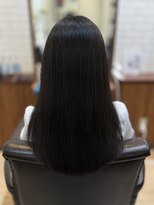 ヘアケアアンドヘアデザイン リベール(L:belle) 赤みを抑えた透明感ブラウンロング
