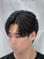 メンズヘアセンス 渋谷(MEN'S HAIR SENSE)&nbsp;ニュアンスパーマ/センターパート/メンズ/眉毛/フェザーパーマ