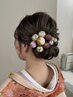 ヘアセット＆浴衣着付け　5000円♪